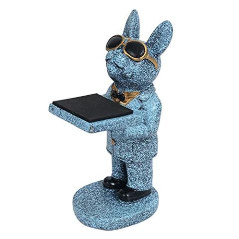 Baojulong Cute Watch Display Stand Holder Cool Resin Dog Figurines Jewelry Bracelet Ring Watch Stand Office Home Decor Gifts for Men Women Teens Boys and Girls Son Husband Dad