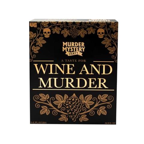 Murder Mystery Party, A Taste for Wine & Murder, Murder Mystery Party Game to Host Your Own Murder Mystery Night