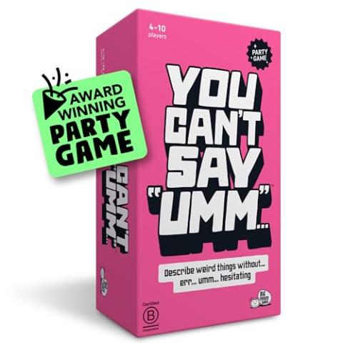 Big Potato You Can't Say UMM… : A Party Game for Family and Adults, Fast-Paced Family Word Game, Must Have for Game Night