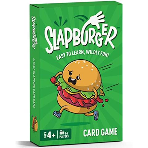 Slapburger - Fun Family Games for Game Night - Playing Card Games for Kids, Adults, Families, Teens, Party Gifts - Ages 4 and Up, 2-6 Players, 15 min