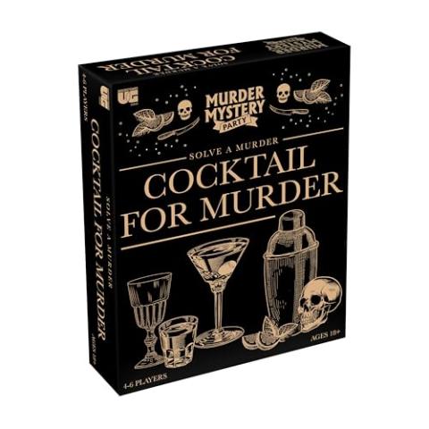 Murder Mystery Party, Cocktail for Murder Murder Mystery Party Game for 6 Players Ages 16 and up, a Role Play Dinner Party Mystery Game