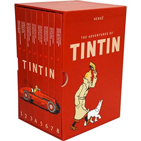 A Library of The Adventures of Tintin Complete Collection Hardcover