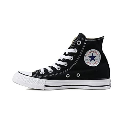 Converse Unisex Chuck Taylor All Star Hi Winter Weight Material Black/Black Sneaker Men's 7.5, Women's 9.5 Medium