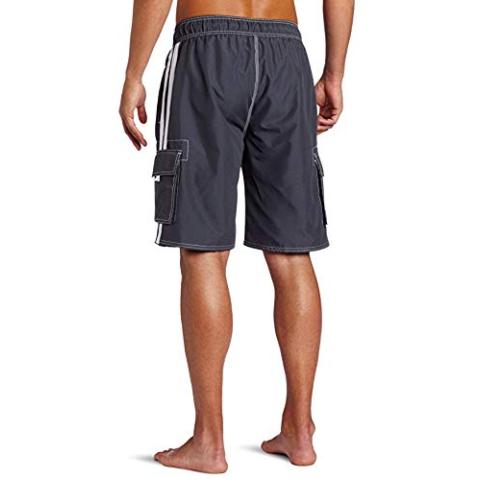 Kanu Surf Mens Barracuda Swim Trunks (Regular & Extended Sizes)