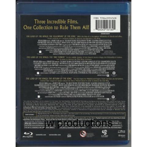 The Lord of the Rings: 3 Film Collection (The Fellowship of the Ring, The Two Towers, Return of the King)