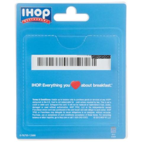 IHOP Gift Cards, Multipack of 3 - $10