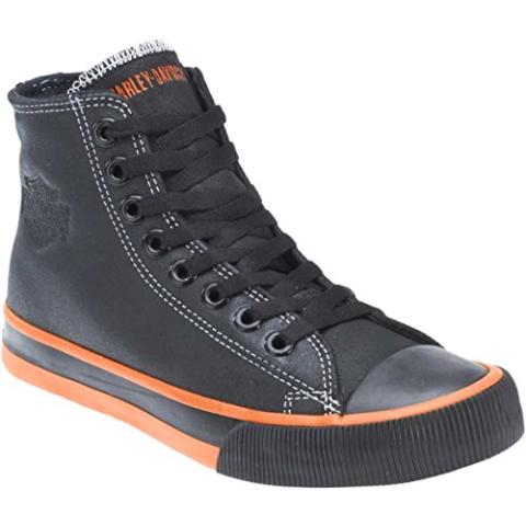 Men's Nathan Leather Motorcycle Casual Sneaker Vulcanized