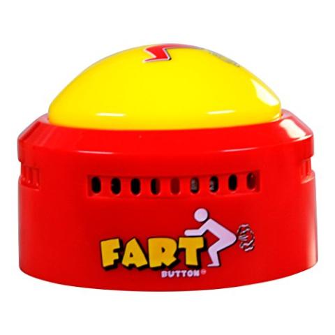 Talkie Toys Products Fart Button - Lights Up and Plays 20 Funny Fart Sounds - Fart Games, Fart Pranks, Office Humor and More
