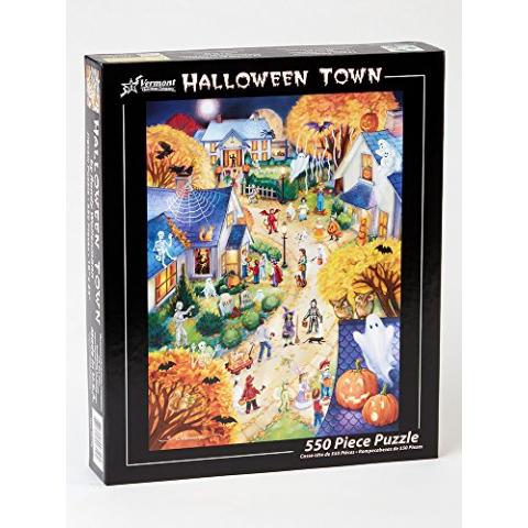 Vermont Christmas Company Halloween Town Jigsaw Puzzle 550 Piece