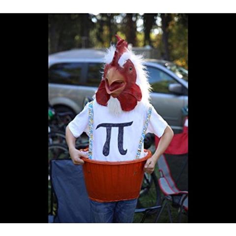 Lubber Latex Rooster Animal Head Mask For Halloweem Costume Cosplay