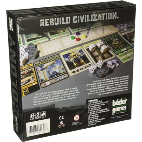 Bezier Games Colony Board Game