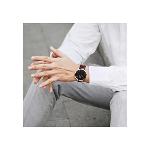 Daniel Wellington Classic Bristol Watch, Italian Brown Leather Band
