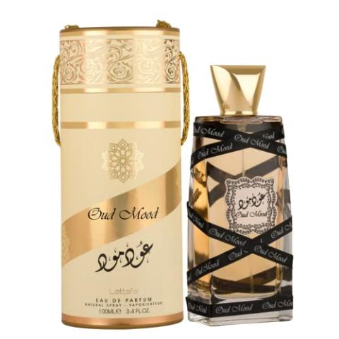 Lattafa Perfumes Oud Mood for Unisex Eau de Parfum Spray, 3.4 Ounce