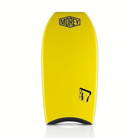 Morey Mach 7 - 43 " Bodyboard - PE Core, TC8 Deck, HDPE Slick, Single Power Rod Stringer, Crescent Tail