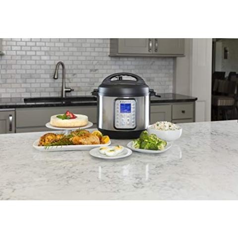 Instant Pot Duo Plus 9-in-1 Electric Pressure Cooker, Slow Cooker, Rice Cooker, Steamer, Sauté, Yogurt Maker, Warmer & Sterilizer, Includes App With Over 800 Recipes, Stainless Steel, 6 Quart