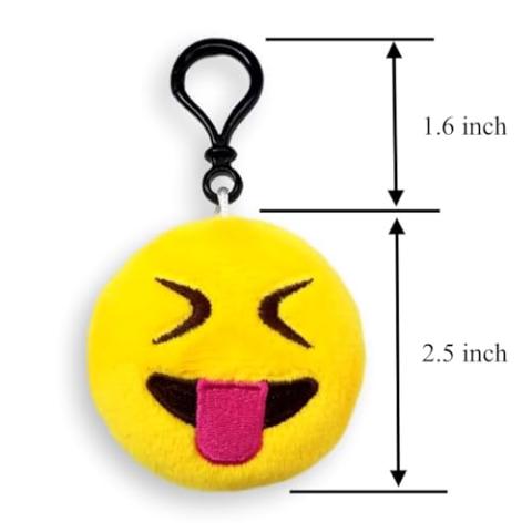 OHill 24 Pack Emoticon Plush Mini Pillows Party Favor for Birthday Party Home Decoration