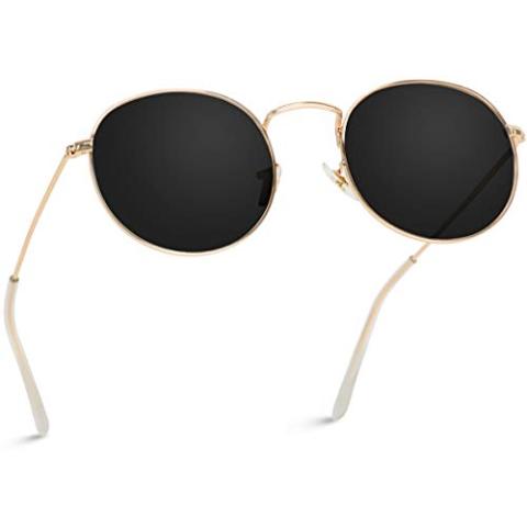 WearMe Pro - Reflective Lens Round Trendy Sunglasses
