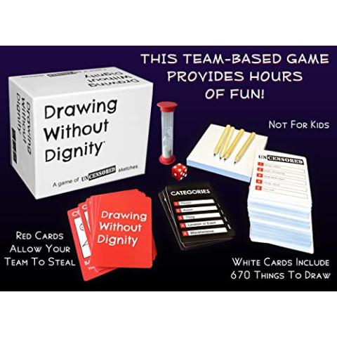 Drawing Without Dignity - A Twisted Funny Adult Version of The Classic Drawing Game