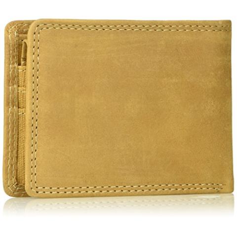 Timberland PRO Men's Leather RFID Wallet with Removable Flip Pocket Card Carrier