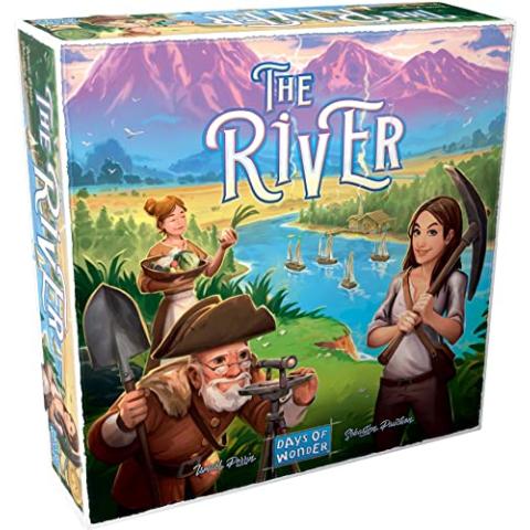 The River Board Game - A New Frontier in Worker Placement Strategy! Fun Family Game for Kids & Adults, Ages 8+, 2-4 Players, 30-45 Min Playtime, Made by Days of Wonder