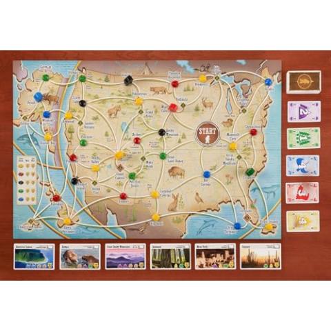 Underdog Games Trekking The National Parks - The Award-Winning Family Board Game | Designed for National Park Lovers | Great for Kids Ages 10 and Up | Easy to Learn