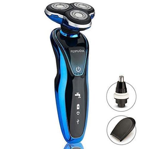 Electric Razor for Men Rotary Shavers Electric Shaver Waterproof Sideburns Trimmer Nose Trimmer
