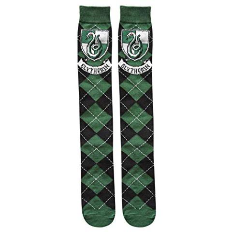 Hyp Harry Potter Slytherin Argyle Juniors Knee High Socks