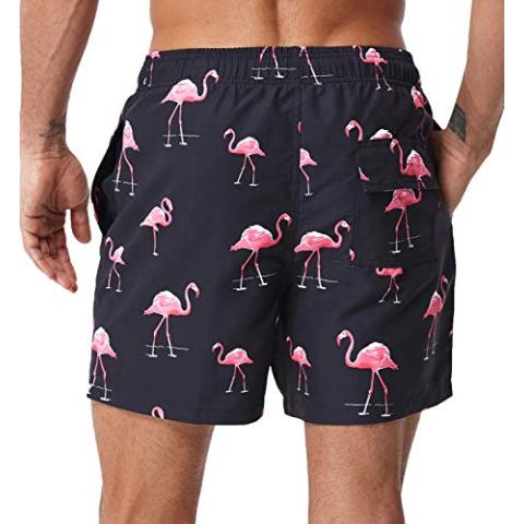 SILKWORLD Men's Swim Trunks Quick Dry Shorts with Pockets