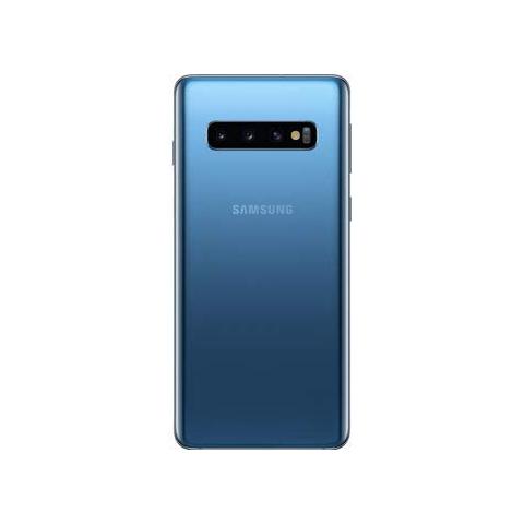 Samsung Galaxy S10+ Plus 128GB+8GB RAM SM-G975F/DS Dual Sim 6.4" LTE Factory Unlocked Smartphone International Model No-Warranty (Prism Blue)