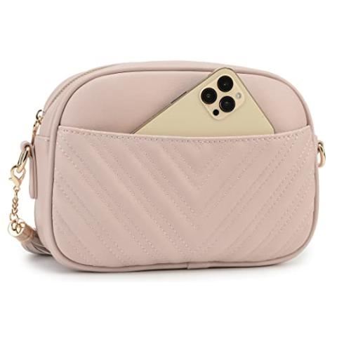 lola mae Quilted Crossbody Bag, Trendy Design Shoulder Purse
