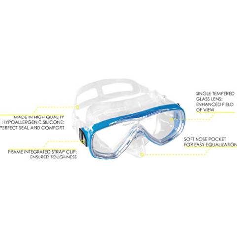 Cressi Palau SAF Set (Blue)