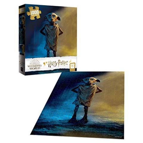 USAOPOLY Harry Potter Dobby 1000 Piece Jigsaw Puzzle | Officially Licensed Harry Potter Puzzle | Collectible Puzzle Featuring Dobby The House Elf from Harry Potter Films