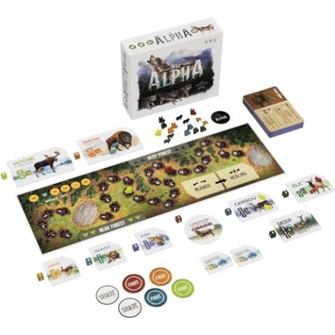 Bicycle The Alpha - A Light Strategy Game for Adults and Family Ages 10 and Up,Grey
