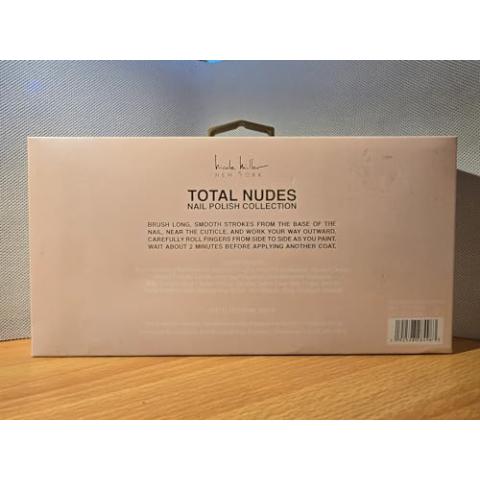 Nicole Miller Total Nudes Nail Polish Collection, Set of 6 Unique Glossy and Shimmery Nail Polish Colors for Women and Girls, Quick Dry Nail Polish