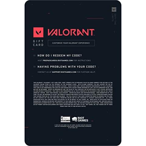 VALORANT $100 Gift Card - PC [Online Game Code]