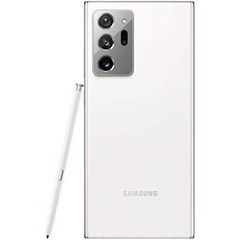 SAMSUNG Galaxy Note 20 Ultra 5G, Factory Unlocked, 128GB, S Pen Included, 6.9” Infinity-O Display Screen, Long Battery Life, US Version, Mystic White