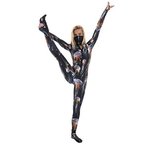 Slip Ins DiveSkins Zippered Full Body Diving Skin with Rash Guard, UV Protection for Surfing, Swimming, Diving, Snorkeling, Water Sports