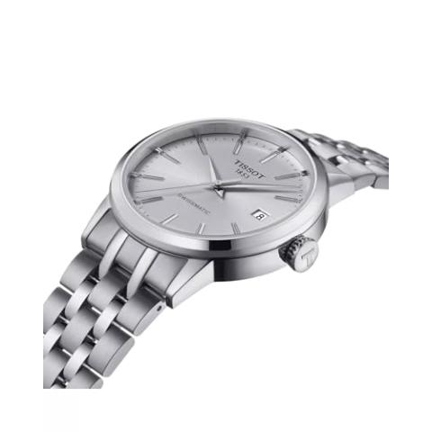 Tissot mens Classic Dream Stainless Steel Dress Watch Grey T1294071103100