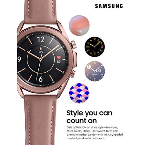 Samsung Galaxy Watch 3 (41mm, GPS, Bluetooth) Smart Watch Mystic Bronze (US Version, Renewed)