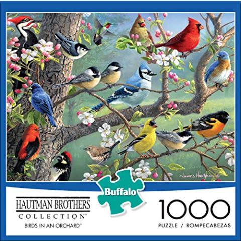 Buffalo Games - Hautman Brothers - Birds in an Orchard - 1000 Piece Jigsaw Puzzle