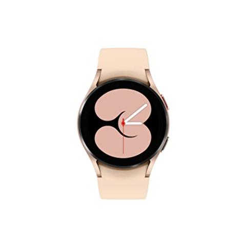 SAMSUNG Galaxy Watch 4 40mm Smartwatch with ECG Monitor Tracker for Health, Fitness, Running, Sleep Cycles, GPS Fall Detection, Bluetooth, US Version, SM-R860NZDAXAA, Pink Gold