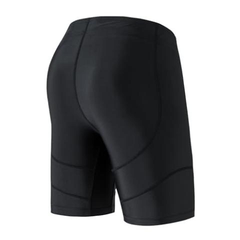 HUGE SPORTS Men's Rash Guard Swim Shorts Compression Swimming Jammer Cool Dry Active Swimsuit Workout Shorts Sports Tights