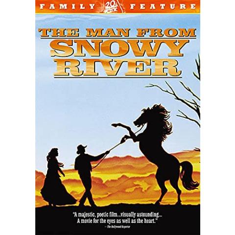 THE MAN FROM SNOWY RIVER/RETURN TO SNOWY RIVER & QUIGLEY DOWN UNDER 3 DVD SET WITH BONUS GLOSSY PRINT WESTERN ART CARD