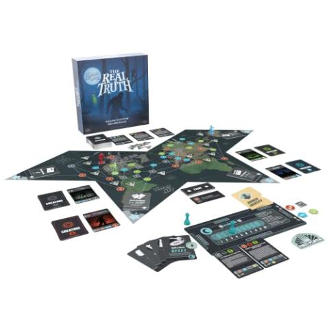 Goliath The Last Podcast on The Left Presents: The Real Truth - Strategy Game of World Conspiracy Theories and Mysteries with Over 300 Components - Ages 14 and Up, 2-5 Players