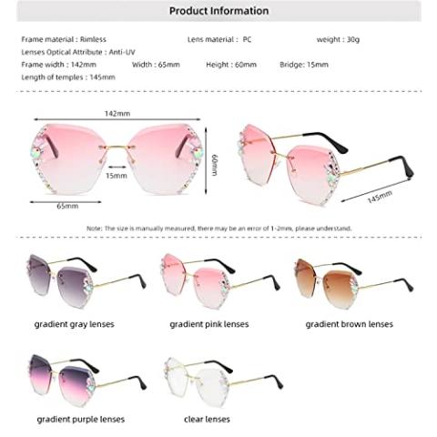 2022 New Woman Sunglasses for Beach Summer with Eyeglass Case, Sunglasses Womens Trendy Fashion Woman Sun Glasses