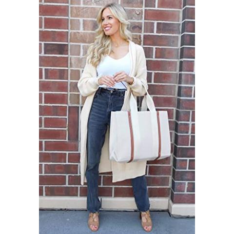LILLUSORY Womens Chunky Sweater 2024 Fall Warm Long Slouchy Knit Cardigans Oversized Casual Coat Outwear Apricot S