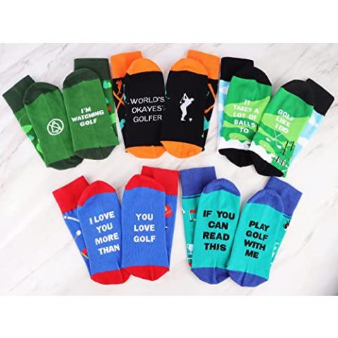 Jeasona Mens Funny Fun Crazy Funky Dress Crew Socks Gifts for Men Dad Grandpa