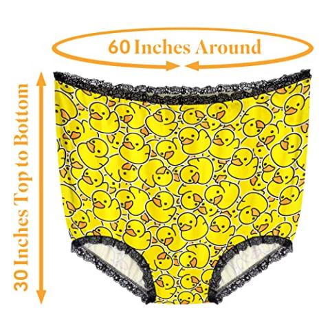 FreeNFond Granny Panties Funny Gag Gifts for Adult Women Men Wedding Party Bride Big Mama Undies Prank Giant Mormon Underwear