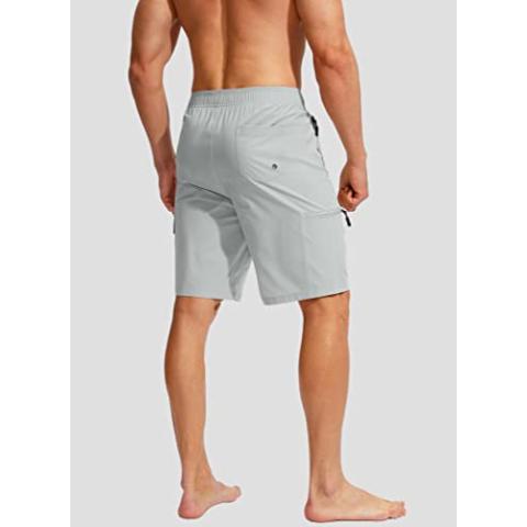 Men's Swim Trunks Quick Dry Board Shorts with 5 Pockets Swimsuit Swimwear for Men - No Mesh Liner