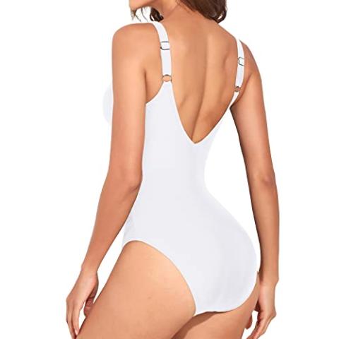 Holipick Women One Piece Bathing Suit Tummy Control Swimsuit Slimming Push Up Swimwear
